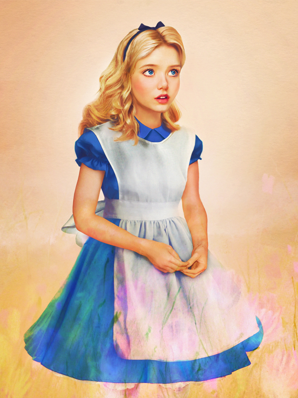 Alice in Wonderland Realistic Disney Characters Art [Source: JIRKA VINSE JONATAN VÄÄTÄINEN] 