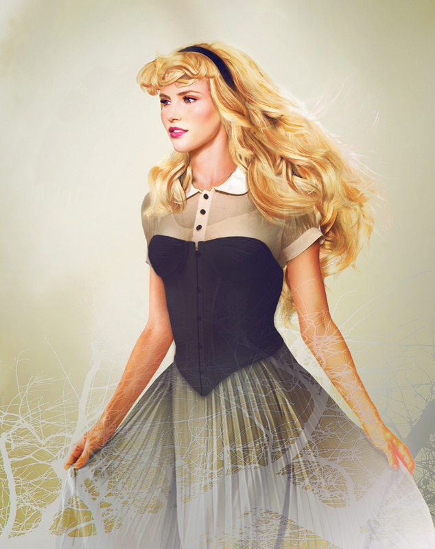 Princess Aurora from Sleeping Beauty Realistic Disney Characters Art [Source: JIRKA VINSE JONATAN VÄÄTÄINEN] 