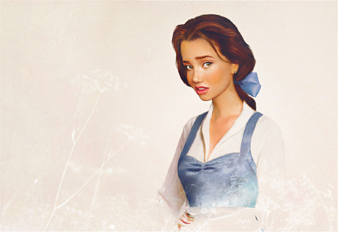 Princess Belle Realistic Disney Characters Art [Source: JIRKA VINSE JONATAN VÄÄTÄINEN] 