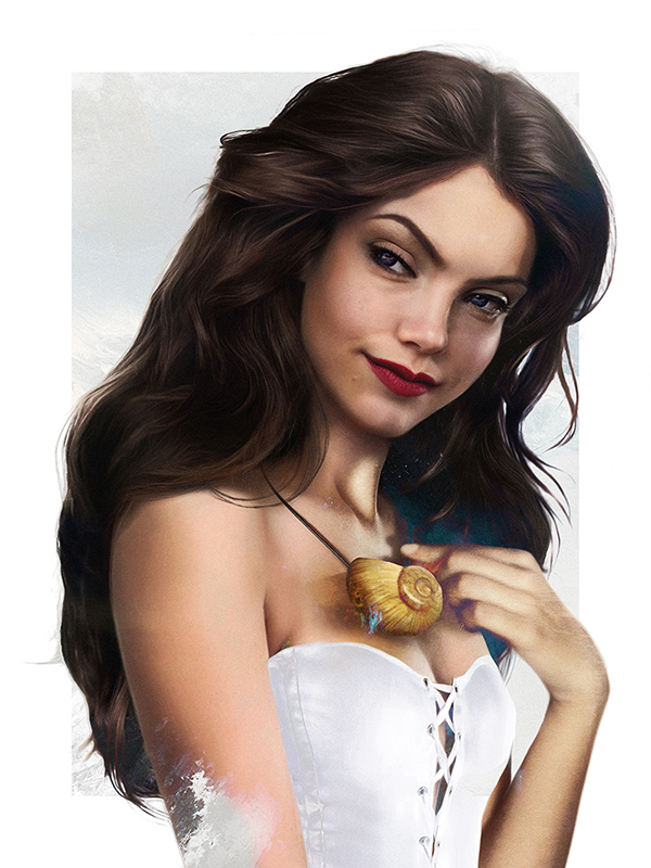 Vanessa Realistic Disney Characters Art [Source: JIRKA VINSE JONATAN VÄÄTÄINEN] 